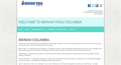 Desktop Screenshot of bikramcolumbia.com