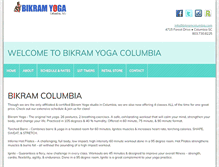 Tablet Screenshot of bikramcolumbia.com